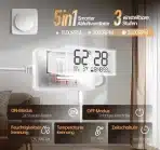 SBONNI Kopalniški ventilator s senzorjem vlage, temperature in časovnikom - slika 3