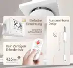 SBONNI Kopalniški ventilator s senzorjem vlage, temperature in časovnikom - slika 4