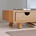ROCDEER Ergonomsko stojalo za monitor iz bambusa s predalom - slika 7