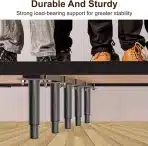 EUBSWA Nastavljive podporne noge za posteljni okvir, 4 kosi - slika 3