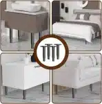 EUBSWA Nastavljive podporne noge za posteljni okvir, 4 kosi - slika 7