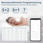 CNBINGO Pametni podometni termostat s steklenim okvirjem, črn - slika 6