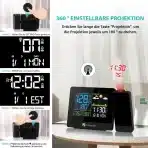DR.PREPARE Projekcijska digitalna budilka z vremensko postajo in zunanjim senzorjem - slika 3