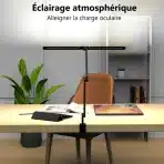 EPABINA Profesionalna LED namizna svetilka s sponko, 3000 LM, 120 cm - slika 3