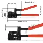 FREETEC 2-v-1 kombinirane klešče za luknjanje in krive robove, 5 mm - slika 2