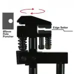 FREETEC 2-v-1 kombinirane klešče za luknjanje in krive robove, 5 mm - slika 5