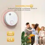 CHZHVAN Komplet 6 detektorjev dima z 10-letno baterijo in magnetnim držalom - slika 6