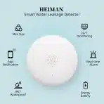 HEIMAN Wi-Fi detektor izliva vode, 2,4 GHz, set 3 kosov - slika 3