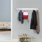 ERWEY Stensko obešalo iz nerjavečega jekla s 6 kljukami, 44 cm - slika 2