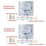 KETOTEK Pametni WiFi termostat za vodno talno ogrevanje, 3A, črn - slika 6