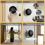 KETOTEK Pametni WiFi termostat za vodno talno ogrevanje, 3A, črn - slika 7