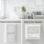 KETOTEK Pametni WiFi termostat za električno talno ogrevanje, 16 A - slika 3