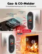 MOES 4-v-1 detektor ogljikovega monoksida in plina z vtičem, set 2 kosov - slika 2