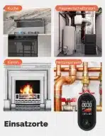 MOES 4-v-1 detektor ogljikovega monoksida in plina z vtičem, set 2 kosov - slika 5