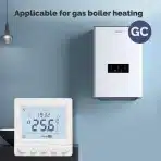 MOES Pametni WiFi termostat za plinske kotle in ogrevanje, bel - slika 7