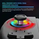 MEGADREAM Brezžični igralni krmilnik za tablice in telefone, RGB, črn (D8) - slika 4