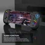 MEGADREAM Brezžični igralni krmilnik za tablice in telefone, RGB, črn (D8) - slika 7