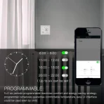 MOES Pametni WiFi termostat za vodno talno ogrevanje, bel - slika 4