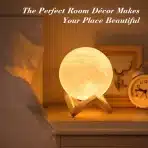 MYDETHUN Moon Lamp 3D dekorativna svetilka Luna, 18 cm - slika 6