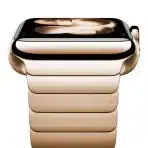 NEWWAYS Kovinski pašček iz nerjavečega jekla za Apple Watch, srebrn - slika 2