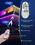 CLY 25 W RGB LED stensko svetilo s 360° daljinskim upravljalnikom - slika 4