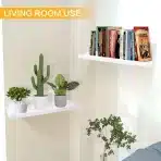 SHEPIN Set 3 stenskih kopalniških polic iz akrila - slika 4