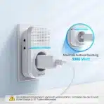 TECKNET Brezžični zvonec brez baterij, 1 oddajnik in 3 sprejemniki - slika 2