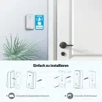 TECKNET Brezžični zvonec brez baterij, 1 oddajnik in 3 sprejemniki - slika 6