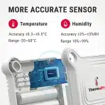 THERMOPRO Bluetooth termometer in higrometer, set 3 kosov - slika 4