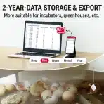 THERMOPRO Bluetooth termometer in higrometer, set 3 kosov - slika 7