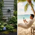 UCOMEN Zunanja pametna vtičnica z WiFi tehnologijo, 2 kosa - slika 5