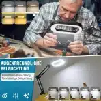 VEEMAGNI 10-kratna pravokotna povečevalna lupa s svetlobo in stojalom - slika 3