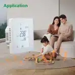 WENGART 24 V WiFi sobni termostat WG201, 7-dnevno programabilen, bel - slika 3