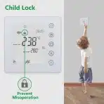 WENGART 24 V WiFi sobni termostat WG201, 7-dnevno programabilen, bel - slika 6