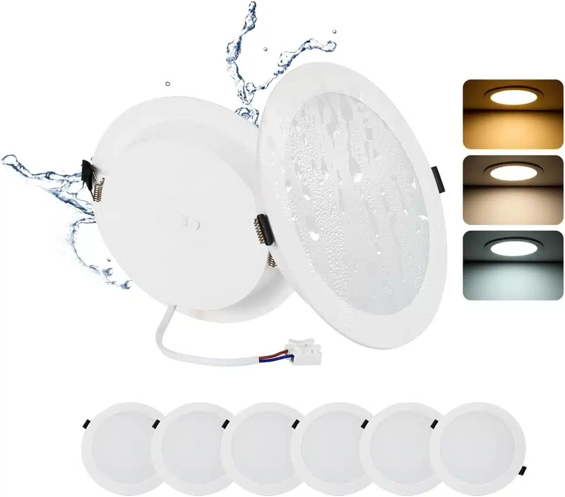51 AgmZYq8L._AC_SL1500 (3) 6x GREBEAM 17 cm LED vgradna svetilka - 16 W - slika 1