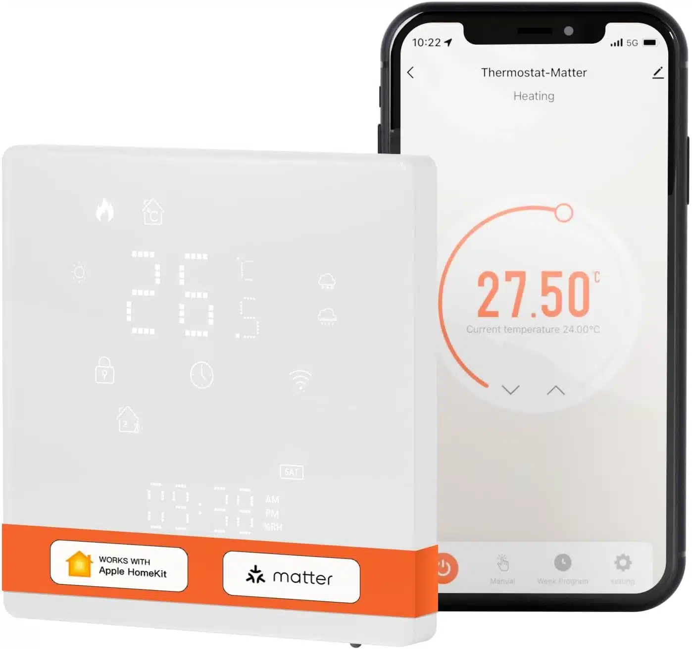 5133UDzLkpL._AC_SL1500 MOES WiFi termostat za električno talno gretje - slika 1