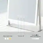 NEZZOE LED kozmetično ogledalo z osvetlitvijo - slika 5