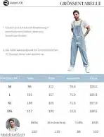 RUNCATI L moške jeans hlače z naramnicami in nastavljivimi trakovi - slika 4