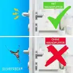 20x SILVERRACK prozorni blažilci za kljuke in okna - slika 3