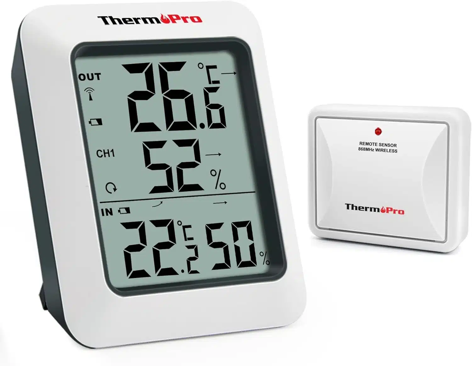 61DOUPKQxNL._AC_SL1500 THERMOPRO brezžični termometer in higrometer - slika 1
