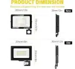 2x SKYWORLD 50 W Zunanji LED reflektor z PIR senzorjem gibanja - slika 2