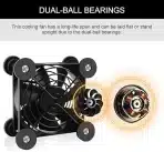 2x NEWHAIL 80 mm USB ventilator z regulatorjem hitrosti - slika 4