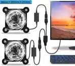 2x NEWHAIL 80 mm USB ventilator z regulatorjem hitrosti - slika 2