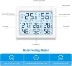 BRIFIT digitalni termometer in higrometer s 3 senzorji - slika 3