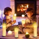 5x Da by LED Brezplamenske Sveče z Utripajočim Plamenom - slika 2