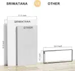 2x 42x31cm SRIWATANA stenska polica - slika 3