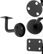 3x QWORK nosilci za oprijemalo - 60 x 80 mm - slika 6