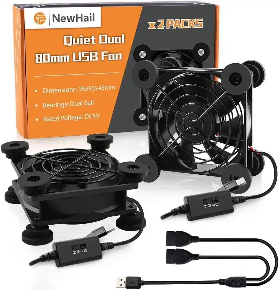 61hOcLdWRsL._AC_SL1000 2x NEWHAIL 80 mm USB ventilator z regulatorjem hitrosti - slika 1