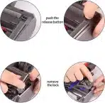 KENVOR krtača za Dyson z LED osvetlitvijo - slika 2