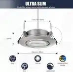 6x LED vgradni reflektor 6W - slika 5